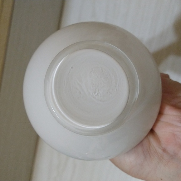 Vintage Fenton Floral Ribbon Top Vase - Picture 4 of 4